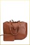 Polen Large Hand and Shoulder Bag - Tan - 3
