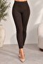Steel Knitted Leggings Trousers with Elastic Waist