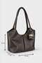 Melany Model Charm Detailed Hand and Shoulder Bag - Bitter Brown - 4