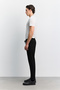 Men's Black Side Pocket Elastic Waist Lace up Double Leg Jogger Pants E 003000 - 5