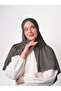 Cross Model Lycra Hijab Shawl - Dark Gray - (St280), (Id 2928027) - 4