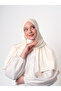 Cross Model Lycra Hijab Shawl - Cream - (St280), (Id 2928005) - 4