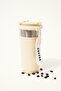 Unisex 600 ml Thermos with Strap and Textured Cover H8535Axns