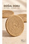 Natural Jute Coasters Set of 6 10X10 cm Handmade Wicker Tea Coffee Coasters - 4