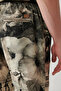 Men's Gray 100% Viscose Elastic Waist Patterned Etenna Relaxed Fit Shorts A41Y3734 - 7