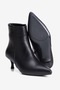 Mbhrnd801-S Women's Thin Heeled Pointed Toe Black Short Boots & Bootie - 4