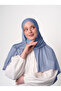 Cross Model Lycra Hijab Shawl - Baby Blue - (St280), (Id 2928030) - 4