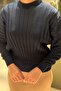 Wide Ribbed Bat Sleeve Mercerized Sweater - 4