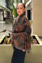 Firfr Detailed Lined Patterned Chiffon Tunic - 2