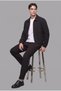 Regular Fit Polo Collar Lined Pocketed Coat I7122Ax26Au - 5