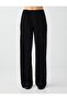 Black Straight Cut Knitted Trousers - 7