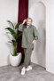 Premium Oysho Comfortable and Stylish Two-Piece Set with Fabric Trousers - 4