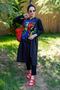 Women's Paint Pattern Full Covered Hijab Swimsuit Long Set of 2 035 - 4