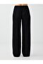 Black Straight Cut Knitted Trousers - 6