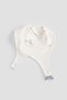 Set of 2 Liquid Proof Organic Cotton Pacifier Holder Bibs Animal Patterned - 4