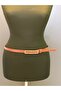 110X1 cm Women's Belt with Leather Buckle - 3