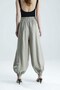 Bonita High Waist Buckle Pocket Shalwar Stone Color Trousers - 5