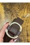 100X3 cm Brown Steel Buckle Women's Belt - 2