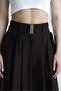Bonita High Waist Buckle Pocketed Shalwar Brown Trousers - 3