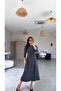 Anthracite Accessory Detailed Knitwear Dress - 5