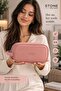 Stone Multi-Purpose Handbag - Vegan Leather - Powder Pink - 7