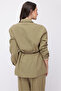Women's Belted Linen Shirt - 5