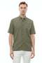 Collared Buttoned Shirt with Pockets