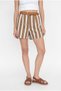 Women's Striped Shorts - 6