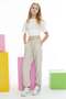 Girl's Folded Detailed Trousers - 5