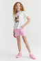 Girl's Elastic Waist Shorts - 3