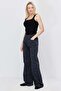 Women's High Waist Wide Leg Jeans - 5