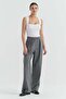 Women's Pleated Detailed Fabric Trousers - 6