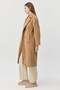 Women's Double-Breasted Closure Long Coat - 3