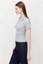 Women's Half-Zip Collared Bodysuit - 2