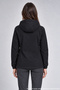 Women's Black Waterproof and Windproof Lined Hooded Raincoat - Windbreaker - 5
