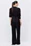 Women's Wide Leg Satin Trousers - 6