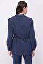 Women's Belted Linen Shirt - 5