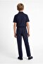 Boy's Elastic Waist Pants Textured Jogger Pants - 5