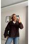 Mock Neck and Jacket Collar Premium Suede Trench Coat Jacket - 2
