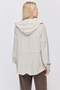 Women's Hooded and Adjustable Waist Windbreaker Jacket - 5