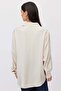 Women's Vertical Textured Relaxed Fit Shirt - 5