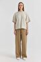 Women's Elastic Waist Wide Leg Pants