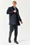 Men's Shirt Collar Trench Coat - 5