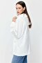 Women's Shiny Fabric Short Trench Coat with Adjustable Waist - 2