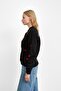 Black Bow Embroidered Knitwear Cardigan - 3