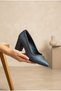 Stone Striped Heeled Shoes - 3