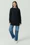 Women's Crew Neck Knitwear Tunic - 5