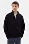 Men's Half Zip Knitwear Sweater - 6