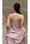 6 Piece Dowry Satin Set Women's Satin Nightgown Dressing Gown Pajama Set |   6-Piece Bridal Set with Shorts - 5