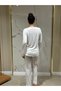 6 Piece Backless Combed Cotton Nightgown Dressing Gown Set Wedding Dress Set |   Cotton Fabric Pajama Set with Shorts Bride Set - 7